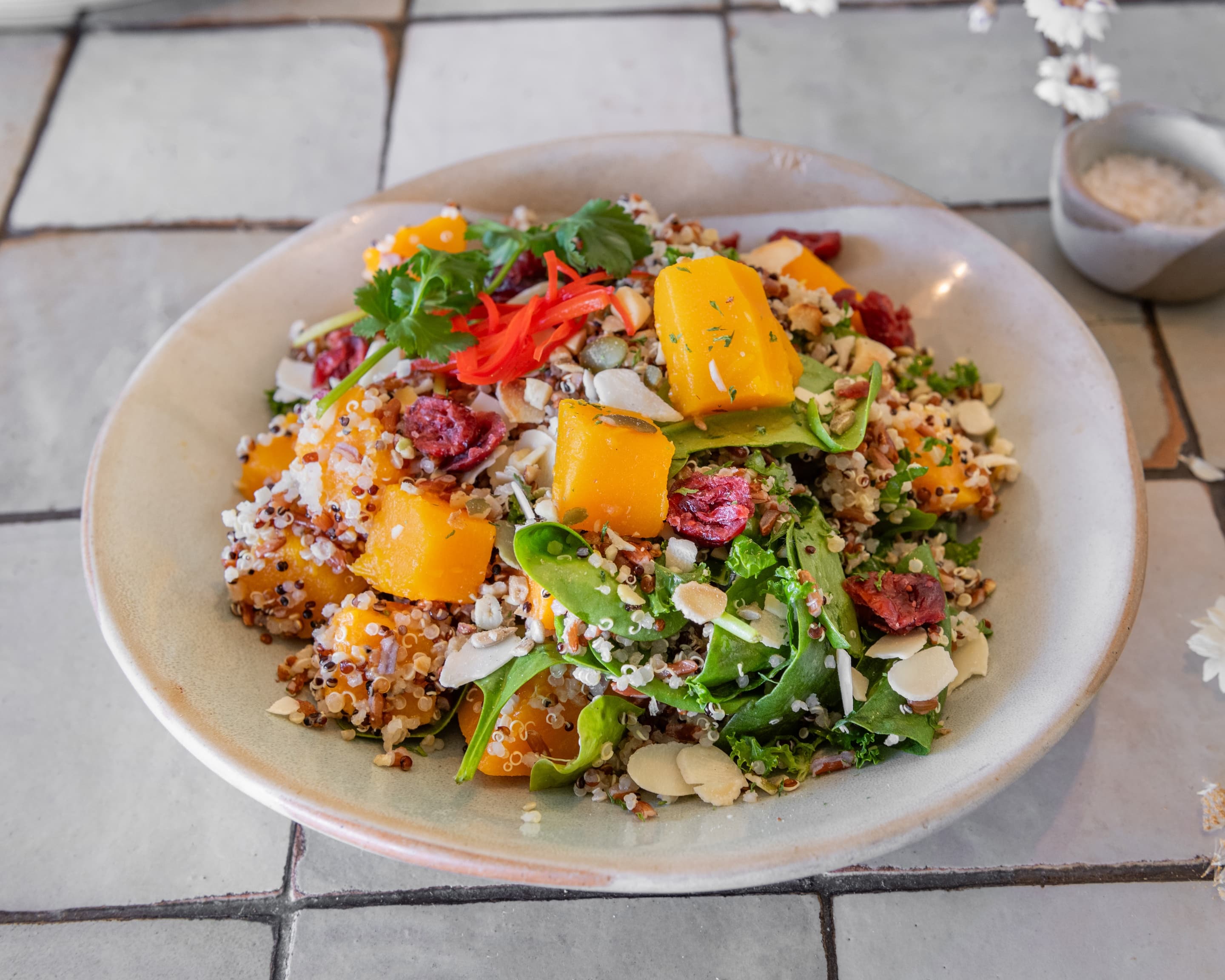 Fresh salad at Porch and Parlour